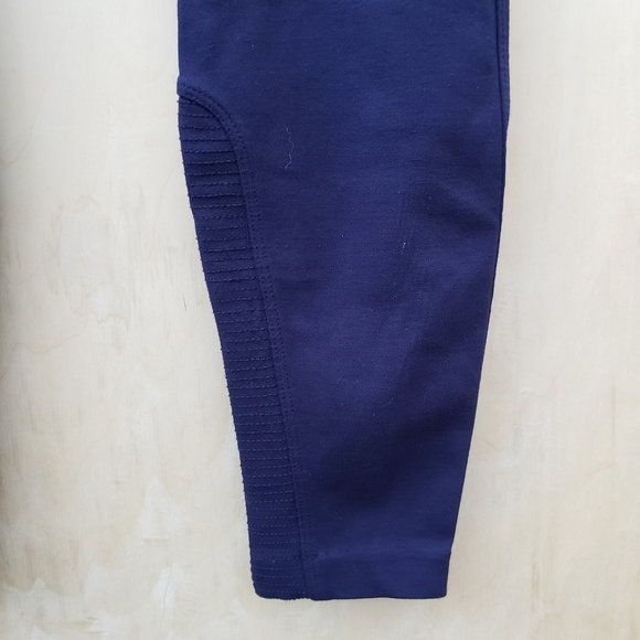 ATHLETA Ponte Moto Pants Navy Blue - Size 0 - Picture 7 of 15